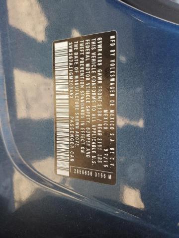2016 VOLKSWAGEN JETTA S - 3VW267AJ1GM209453