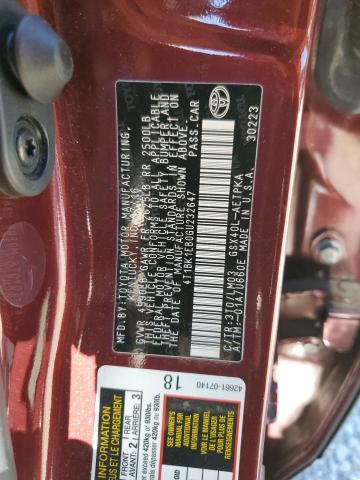 2016 TOYOTA AVALON XLE - 4T1BK1EB0GU232647
