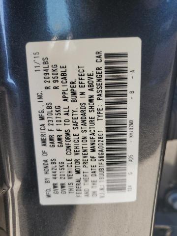 2016 ACURA TLX TECH - 19UUB1F56GA002801