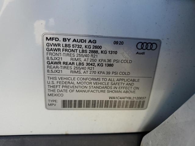 2020 AUDI SQ5 PRESTI - WA1C4AFY8L2120037