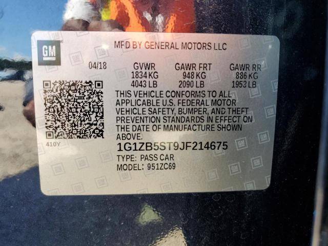 2018 CHEVROLET MALIBU LS - 1G1ZB5ST9JF214675