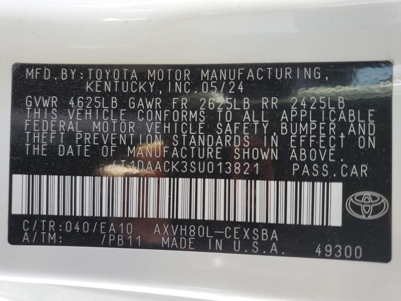 Lot #3033574101 2025 TOYOTA CAMRY XSE