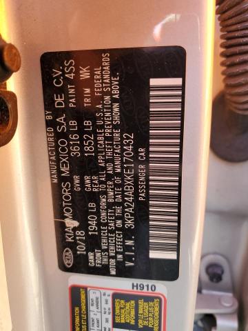 2019 KIA RIO S - 3KPA24ABXKE170432