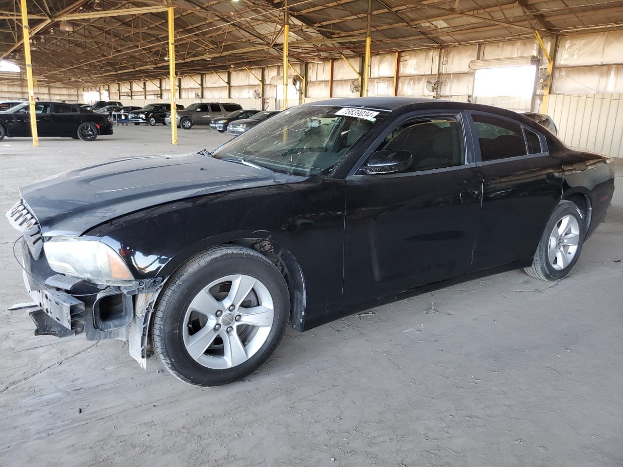 DODGE CHARGER SE 2013 black  flexible fuel 2C3CDXBG4DH522575 photo #1