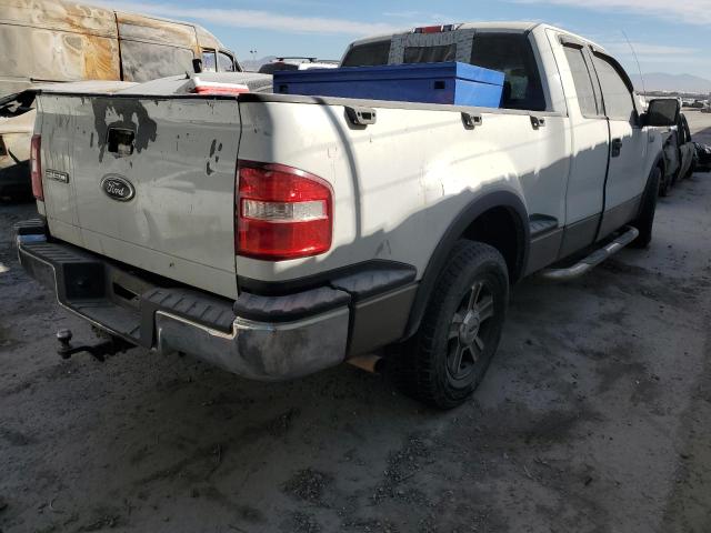 FORD F150 2005 white 4dr ext gas 1FTPX02595KD47146 photo #4