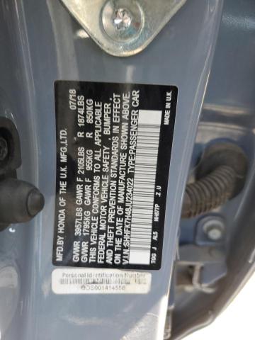 2018 HONDA CIVIC SPOR - SHHFK7H48JU234022