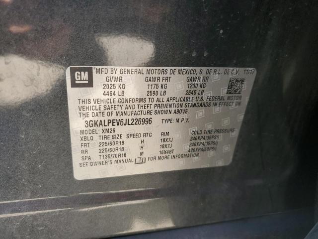 2018 GMC TERRAIN SL - 3GKALPEV6JL226996