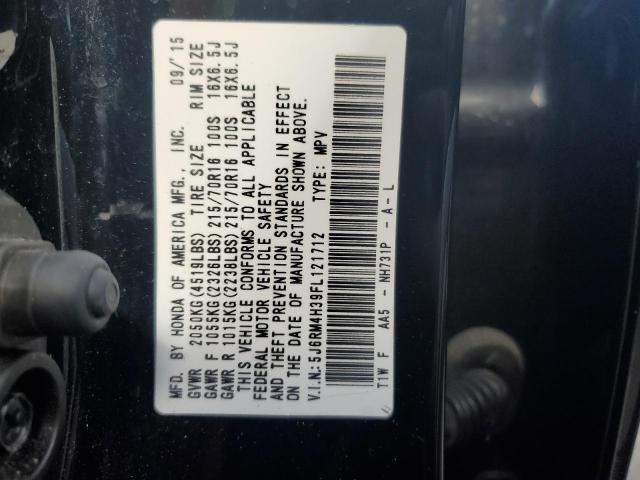 2015 HONDA CR-V LX - 5J6RM4H39FL121712