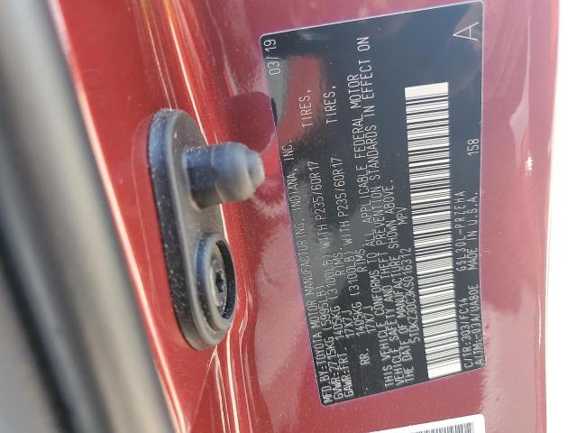 2019 TOYOTA SIENNA LE - 5TDKZ3DC3KS016312
