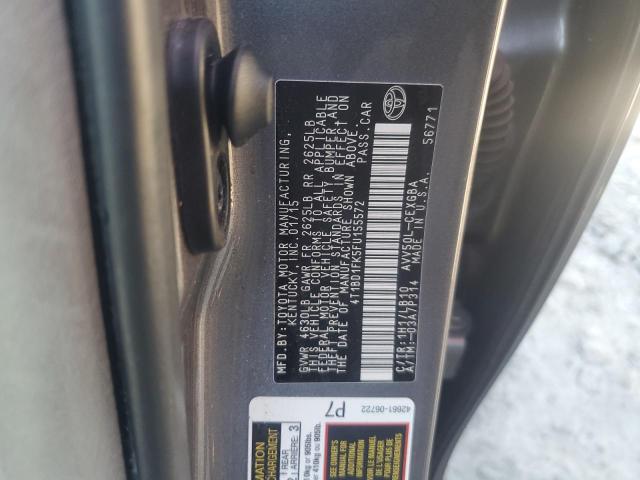 2015 TOYOTA CAMRY HYBR - 4T1BD1FK5FU155572