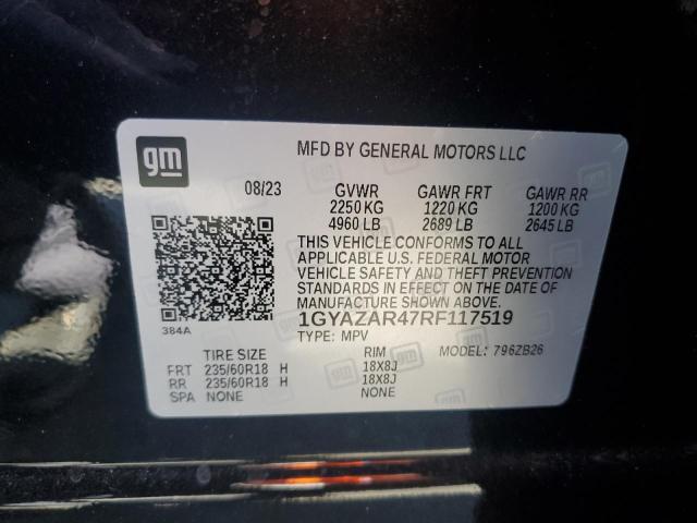 VIN 1GYAZAR47RF117519 2024 Cadillac XT4, Luxury no.13