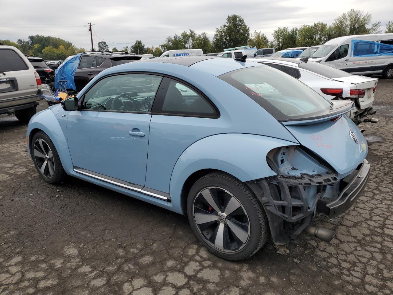 Lot #2989333570 2014 VOLKSWAGEN BEETLE TUR