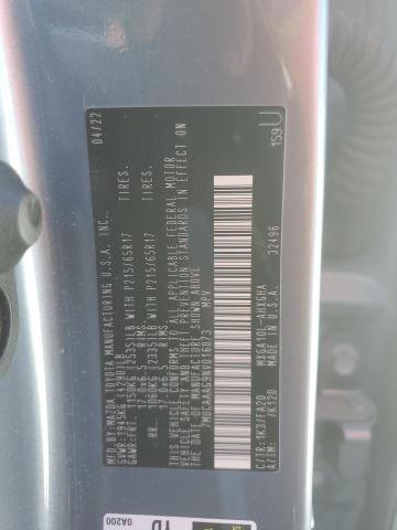 2022 TOYOTA COROLLA CR - 7MUCAAAG9NV016073