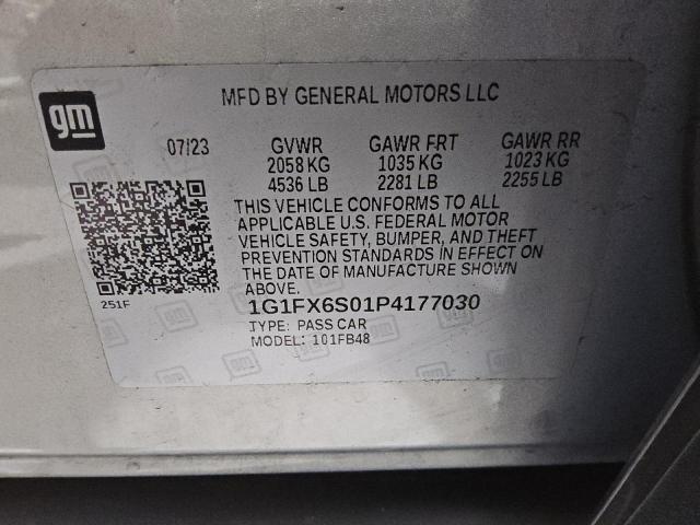2023 CHEVROLET BOLT EV 2L - 1G1FX6S01P4177030