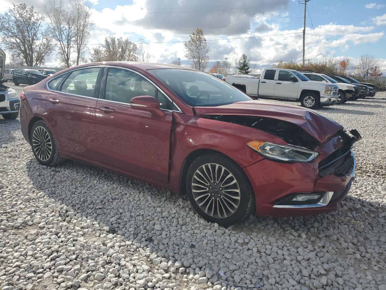 Lot #2991360353 2017 FORD FUSION SE