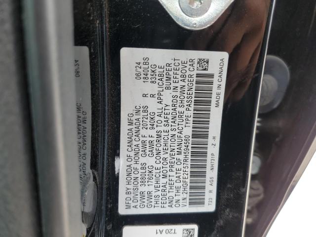 2024 HONDA CIVIC SPOR - 2HGFE2F57RH594560