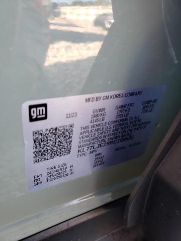 2024 CHEVROLET TRAX 2RS KL77LJE29RC168685