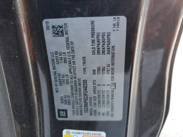 2015 CHEVROLET SILVERADO - 1GCNKPEC3FZ442335