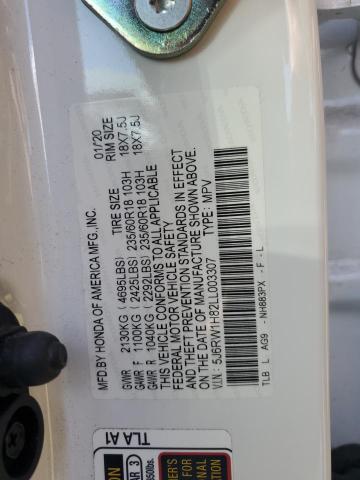 2020 HONDA CR-V EXL - 5J6RW1H82LL003307