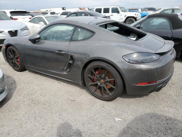 PORSCHE CAYMAN GTS 2022 gray  gas WP0AD2A8XNS268199 photo #3