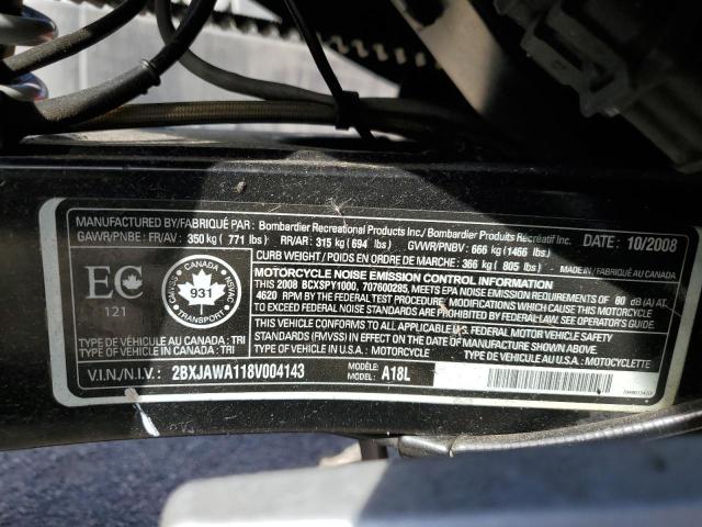 2008 CAN-AM SPYDER ROA - 2BXJAWA118V004143