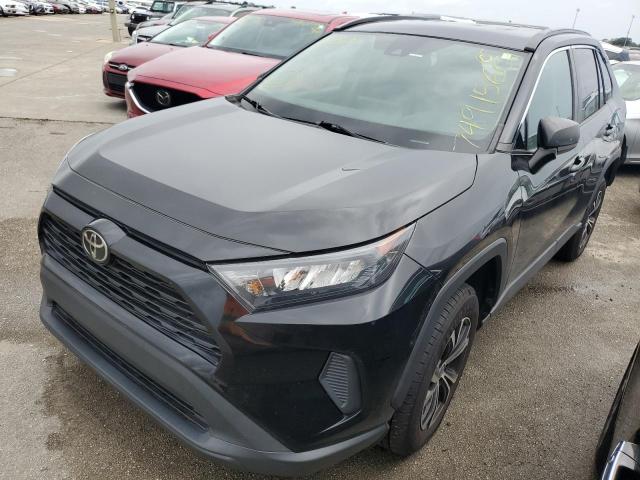 TOYOTA RAV4 LE 2021 black  gas 2T3H1RFV1MC167655 photo #1