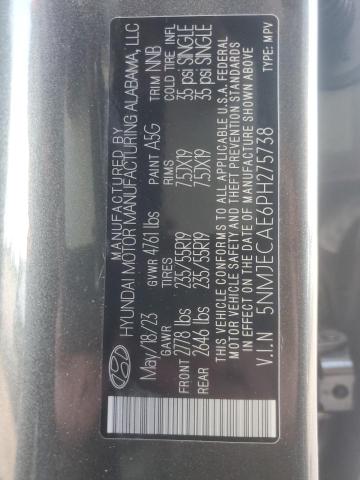 2023 HYUNDAI TUCSON LIM - 5NMJECAE6PH275738