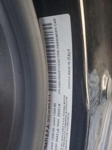 2015 MASERATI GHIBLI - ZAM57XSA3F1135357