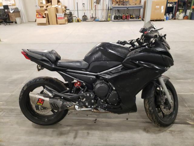 YAMAHA FZ6 R 2009 black racer gas JYARJ18E19A001364 photo #1