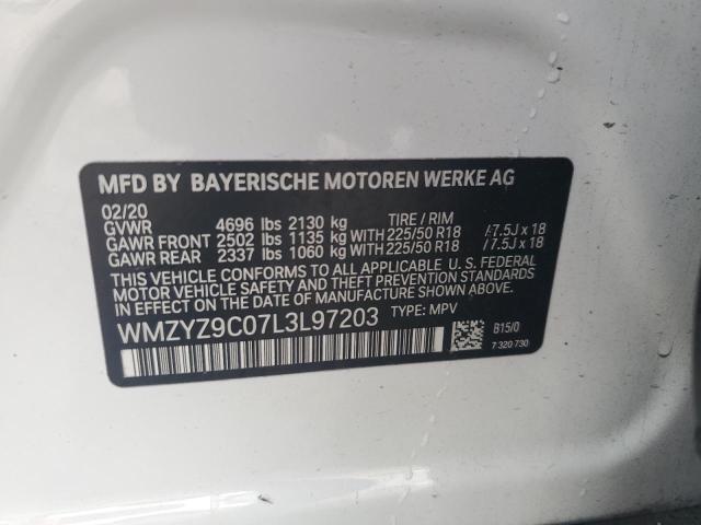 2020 MINI COOPER JCW WMZYZ9C07L3L97203