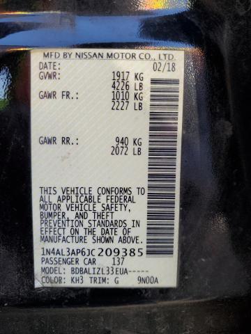2018 NISSAN ALTIMA 2.5 - 1N4AL3AP6JC209385