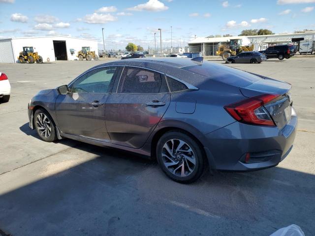 HONDA CIVIC EX 2017 charcoal sedan 4d gas 19XFC2F74HE220097 photo #3