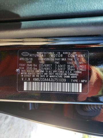 2018 HYUNDAI TUCSON SEL - KM8J33A44JU751039
