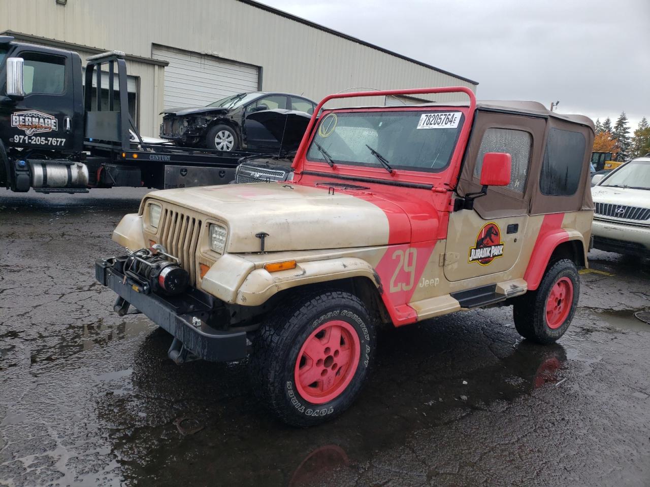 Lot #2960366733 1993 JEEP WRANGLER /