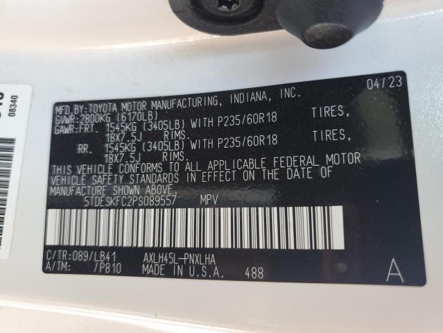 2023 TOYOTA SIENNA LIM - 5TDESKFC2PS089557