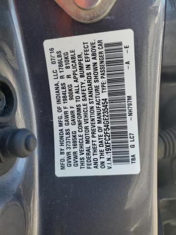 2016 HONDA CIVIC LX - 19XFC2F54GE235454