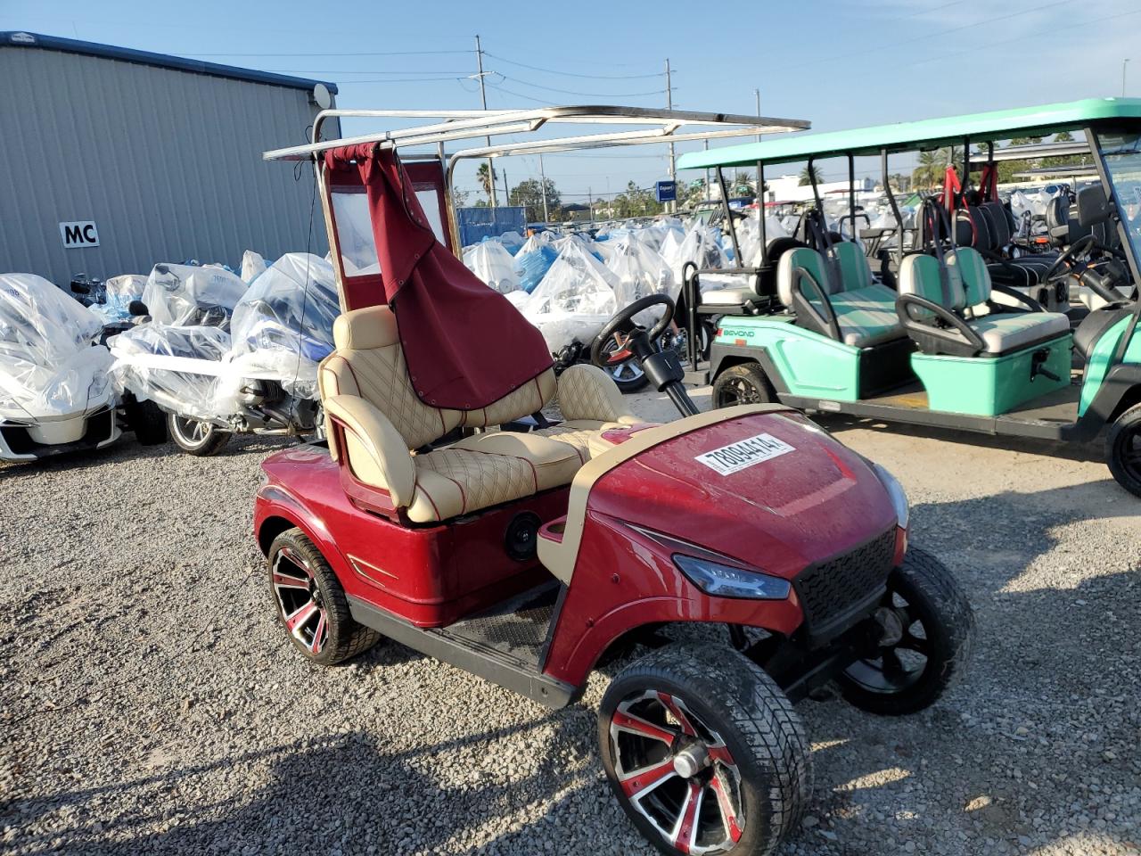 Lot #2964532197 2009 ASPT GOLF CART