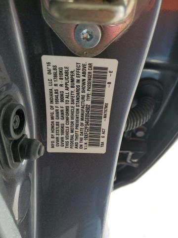 2016 HONDA CIVIC LX - 19XFC2F54GE054502