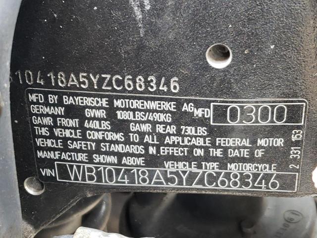 2000 BMW R1100 RT - WB10418A5YZC68346