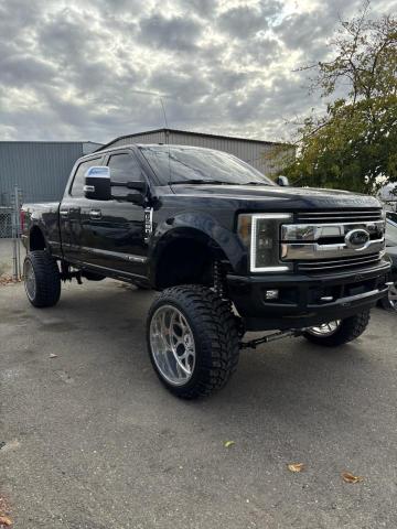 FORD F250 SUPER 2017 black crew pic diesel 1FT7W2BT0HEB78408 photo #1