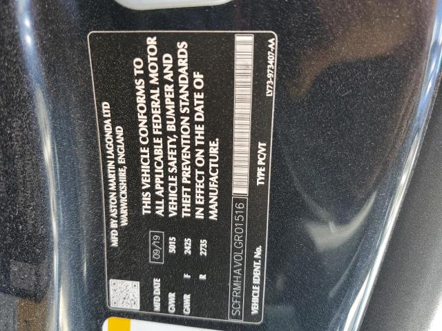 2020 ASTON MARTIN DBS SUPERL SCFRMHAV0LGR01516