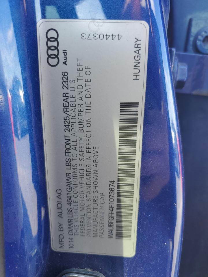 Lot #2986958830 2015 AUDI S3 PREMIUM