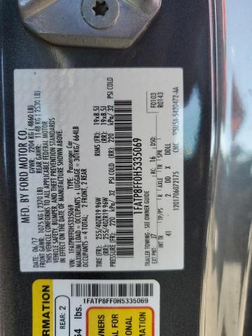 2017 FORD MUSTANG GT - 1FATP8FF0H5335069