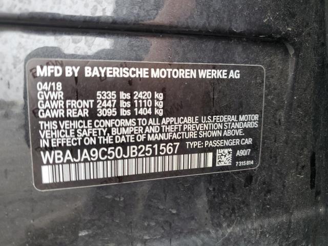 2018 BMW 530E - WBAJA9C50JB251567