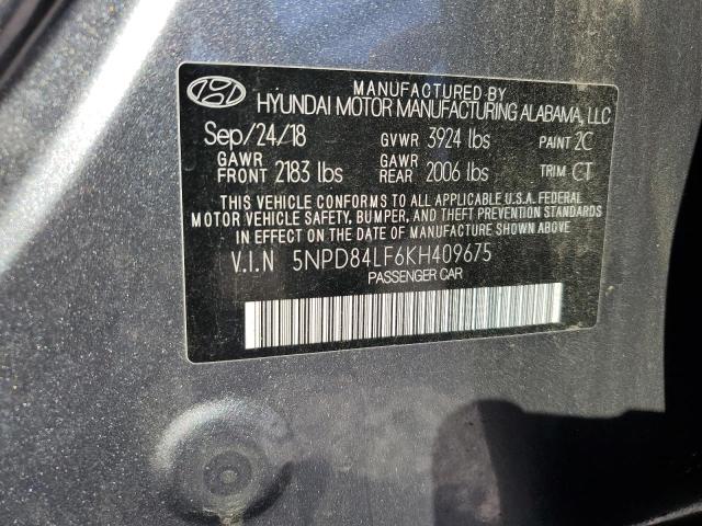 2019 HYUNDAI ELANTRA SE - 5NPD84LF6KH409675