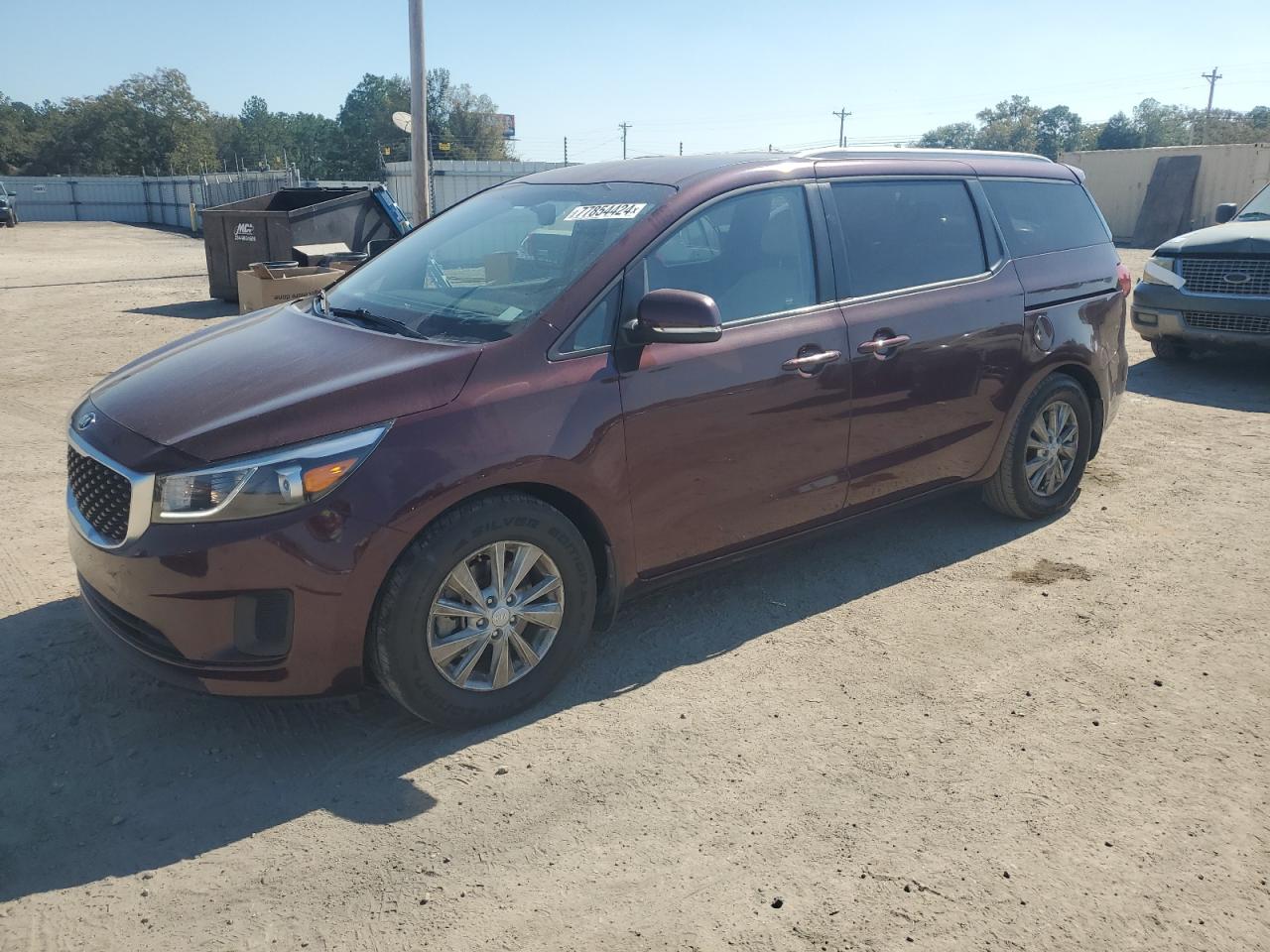 Lot #2928729064 2015 KIA SEDONA LX