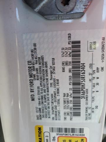 2018 FORD FUSION SE - 3FA6P0H75JR163404