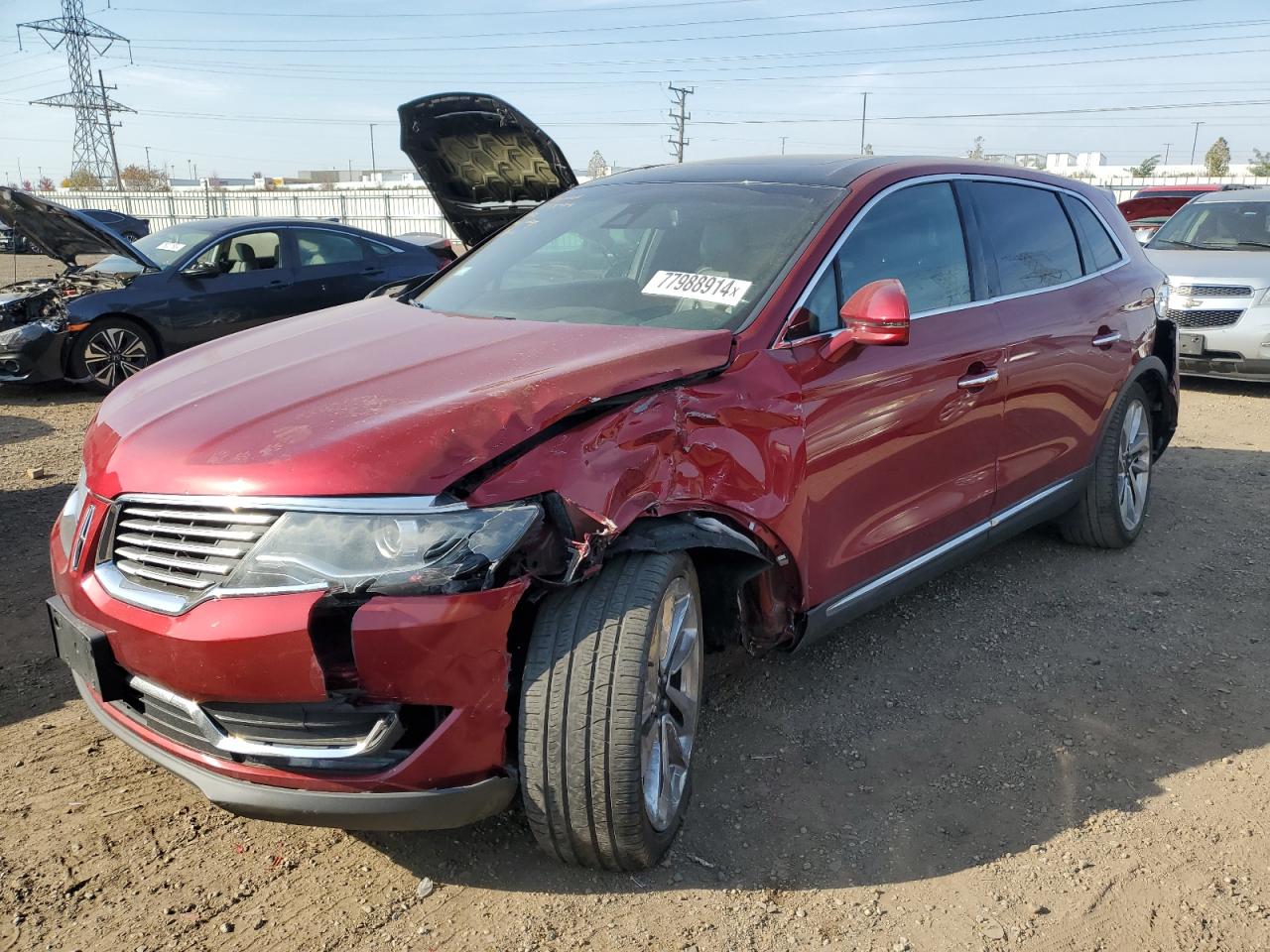 Lot #2962498755 2017 LINCOLN MKX RESERV