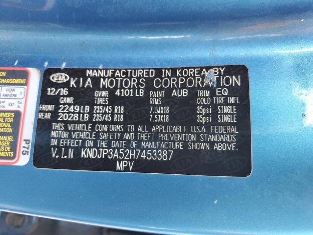 VIN KNDJP3A52H7453387 2017 KIA Soul, + no.14