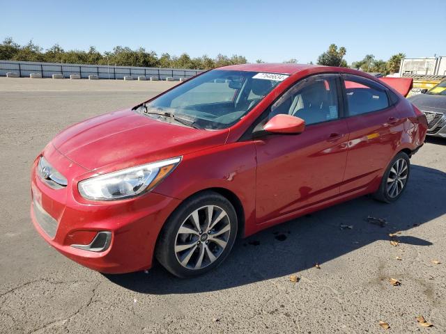 HYUNDAI ACCENT SE 2017 red  gas KMHCT4AE4HU254588 photo #1